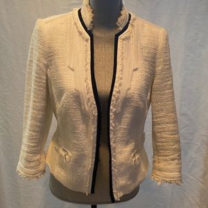 White House Black Market off white jacket